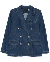 Ralph Lauren - Chaqueta Vaquera Con Doble Botonadura - Lyst