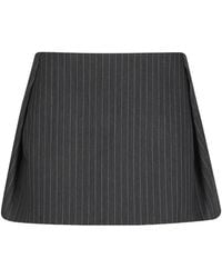 IRO - Kimy Pinstripe-Pattern Pleated Mini Skirt - Lyst