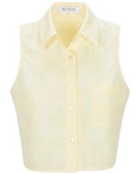 Hevron - Katja Plaid-Pattern Sleeveless Shirt - Lyst