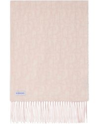 Burberry - Écharpe Frangée À Breloque B - Lyst