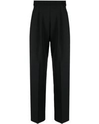 ERMANNO FIRENZE - Pressed-crease Straight-leg Trousers - Lyst