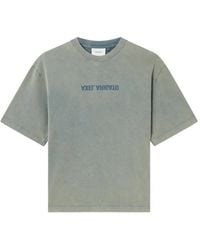 Axel Arigato - Logo-Print Acid-Wash T-Shirt - Lyst
