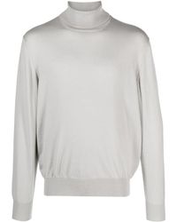 D4.0 - Virgin Wool Roll-Neck Jumper - Lyst
