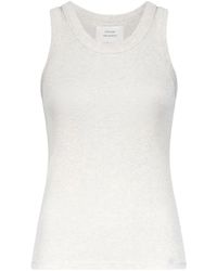 Loulou de Saison - Limba Embroidered Tank Top - Lyst