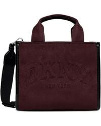 DKNY - Small Hadlee Logo-Patch Tote Bag - Lyst