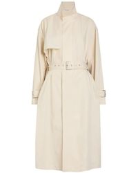 FRAME - The Field Belted Trench Coat - Lyst
