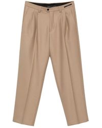 Michael Coal - Harrison Pleated Tailored Trousers - Lyst