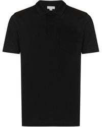 Sunspel - Striped Cotton T-shirt - Lyst
