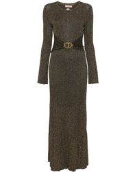 Twinset - Long Rib Knit Dress - Lyst