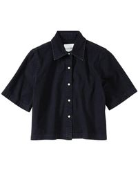 Closed - Short Sleeve Denim Shirt - Lyst