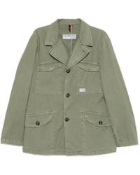 Fay - Logo-Patch Jacket - Lyst