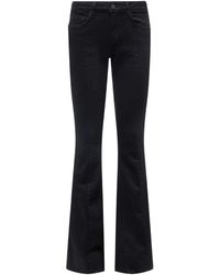 L'Agence - Lenora Low-Rise Flare Jeans - Lyst