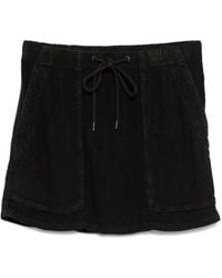James Perse - Linen Blend Utility Skirt - Lyst