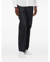 Moschino - Patch-Pocket Denim Jeans - Lyst