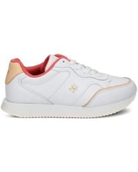 Tommy Hilfiger - レースアップ レザースニーカー - Lyst