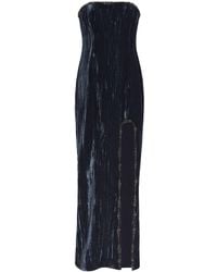 Cinq À Sept - Eponine Strapless Velvet Gown - Lyst