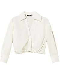 Twinset - Wrap-Effect Shirt - Lyst