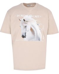 ih nom uh nit - Horse-Print T-Shirt - Lyst