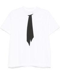 Random Identities - Tie-Print T-Shirt - Lyst