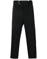 OAMC - Belted-waist Straight Trousers - Lyst