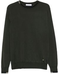 Manuel Ritz - Contrast-Trim Crew-Neck Sweater - Lyst