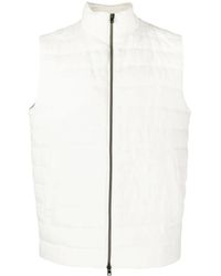 Herno - Padded-Design Feather Down Gilet - Lyst
