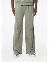 Purple Brand - Slugger Distressed Logo-Print Track Pants - Lyst