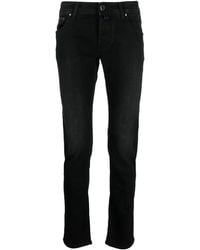 Jacob Cohen - Contrasting-Pocket Skinny Trousers - Lyst