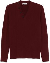 Lanvin - Button-Embellishment Sweater - Lyst