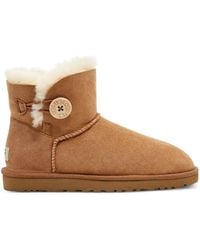 UGG - Mini Bailey Button Ii Ankle Boots - Lyst