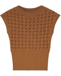 RETORI - Openwork-Knit Top - Lyst