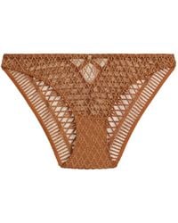 Aubade - Stardust Dream Embroidered Briefs - Lyst