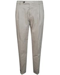 Berwich - Pleated Turn-Up Trousers - Lyst