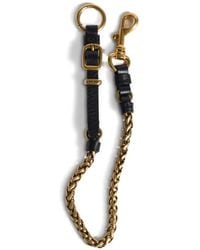 Miu Miu - Metal And Leather Key Ring Trick - Lyst