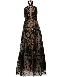 Elie Saab - ホルターネック ドレス - Lyst
