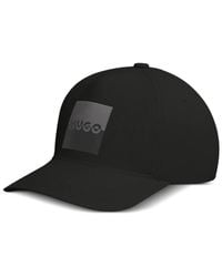 HUGO - Logo-Print Cotton Cap - Lyst