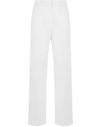 Peserico - Straight-Leg Trousers - Lyst