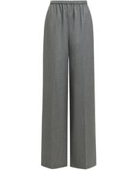 12 STOREEZ - Pantalon En Laine À Taille Élastique - Lyst