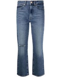 7 For All Mankind - Vaqueros Capri Logan De Talle Alto - Lyst