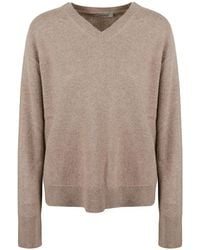 Max Mara - Pull En Maille Fine À Col V - Lyst