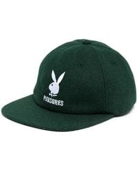 Pleasures - Embroidered-Logo Detail Baseball Cap - Lyst