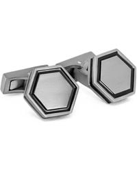 Tateossian - Hexagon Enamel Cufflinks - Lyst