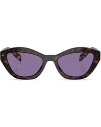 Prada - トータスシェル キャットアイ サングラス - Lyst
