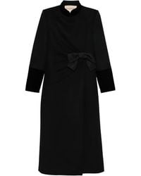 Valentino Garavani - Bow-Detailed Coat - Lyst