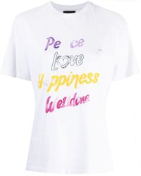 we11done - Katoenen T-shirt Met Logoprint - Lyst