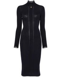 Elisabetta Franchi - Midi Knit Dress - Lyst
