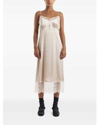 Simone Rocha - Lace-Trim Slip Midi Dress - Lyst