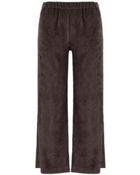 F.it - Corduroy-Effect Elasticated Trousers - Lyst