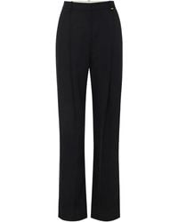 Elisabetta Franchi - Pressed-Crease Trousers - Lyst
