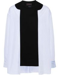 Simone Rocha - Colour-block Cotton Shirt - Lyst